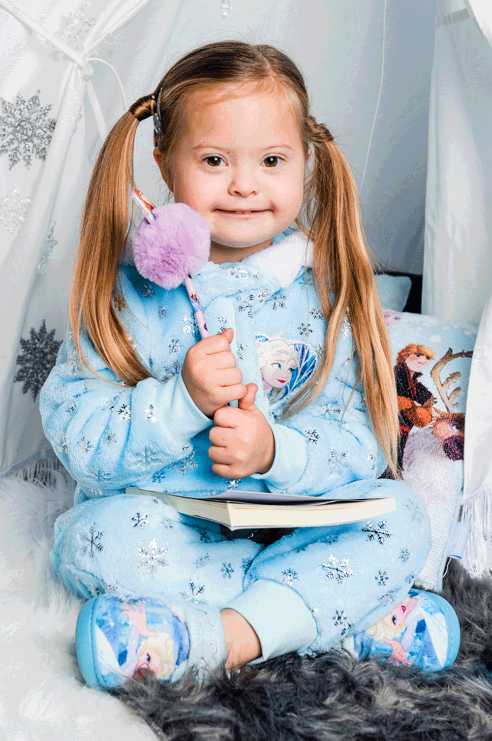 Visiter la boutique DisneyDisney La Reine des Neiges Pyjama grenouillère pour fille avec Anna et Elsa 