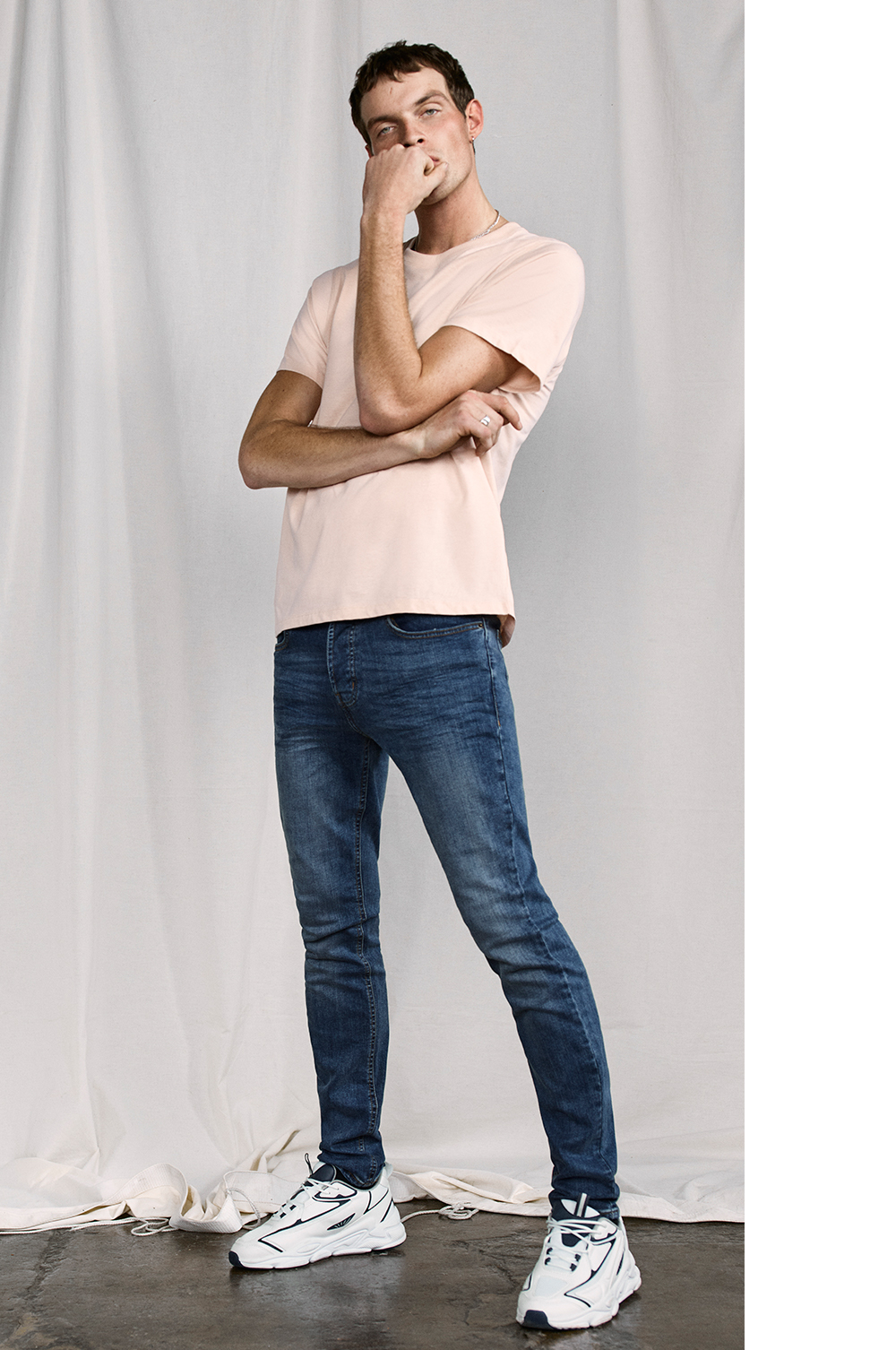 calças de ganga homem primark